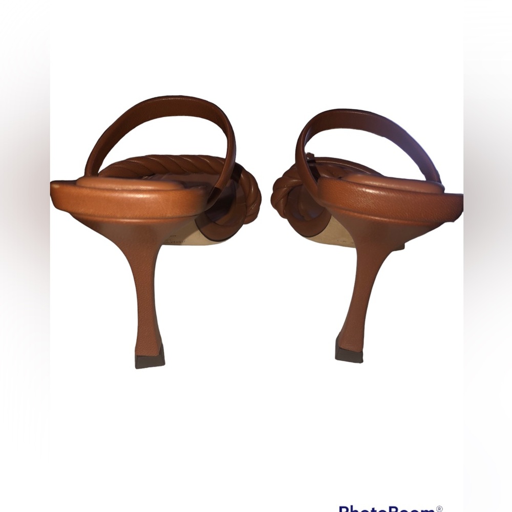 JIMMY CHOO Diosa 90 Leather Mules - Picture 9 of 11